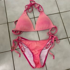 Voda Swim pink push up bikini